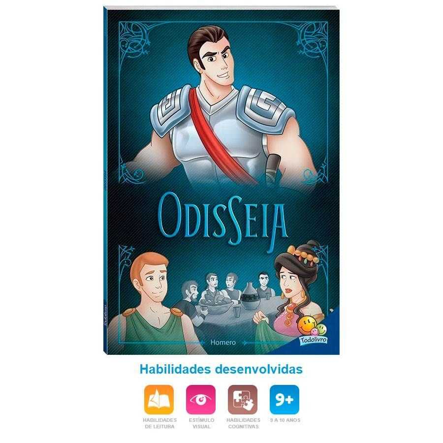 Livro Infantil de 9 a 10 Anos Odisseia - Todolivro