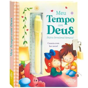Livro Infantil - Diário Meus Segredos: Meu Tempo com Deus c/ Caneta Magica Todolivro 1162985