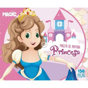 Maleta Para Pintura 150 Peças Princesas Ciranda