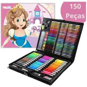 Maleta Para Pintura 150 Peças Princesas Ciranda