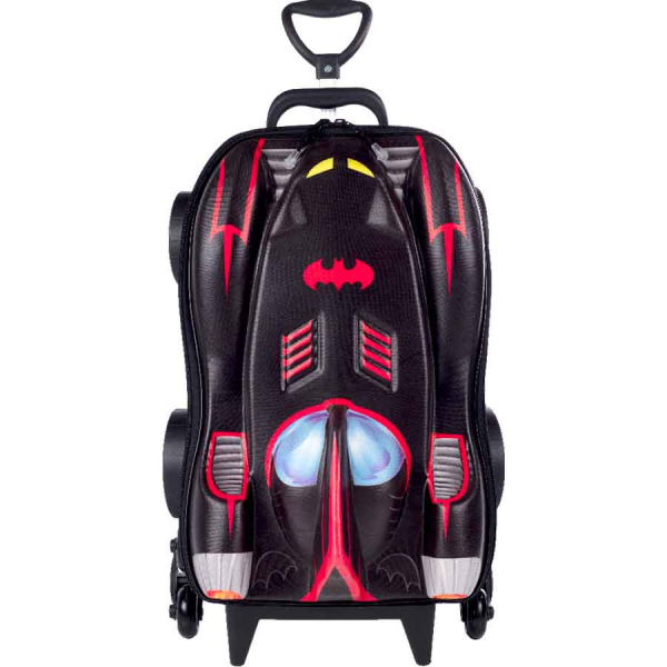 Mochila com Rodas + Lancheira Batman Chrome Wheels 3D Diplomata na  Papelaria Art Nova