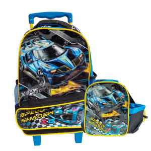 Mochila com Rodas + Lancheira Speed Shadow Fuseco 