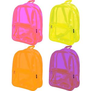 Mochila Escolar Colors Neon Md Kit 