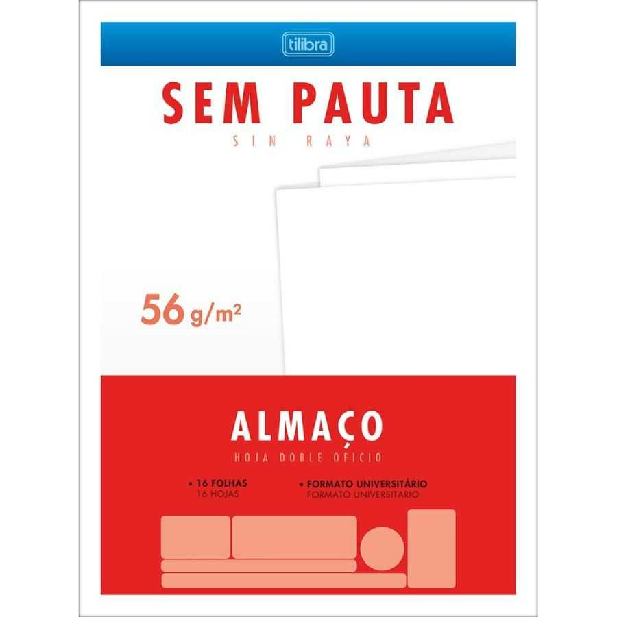 Papel Almaço sem Pauta Académie 16 folhas - Tilibra