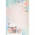 Papel de Carta 14 x 21cm pct. c/5 Unid Litoarte