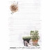 Papel de Carta 14 x 21cm pct. c/5 Unid Litoarte