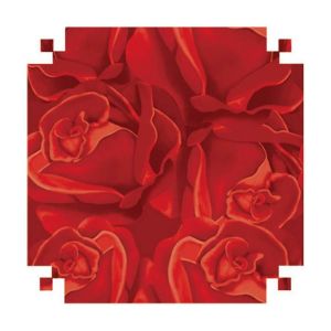Papel de Presente 50 x 60cm Adulto  Rosa / Vermelho - VMP