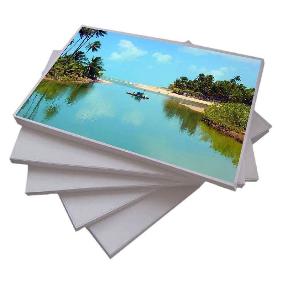 Papel Fotográfico Glossy Paper Adesivo 130g A4 Masterprint pct c/50 Fls Econômico