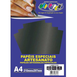 Papel Lamicote A4 250g c/10 Folhas Off Paper