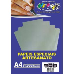 Papel Lamicote A4 250g c/10 Folhas Off Paper