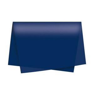 Papel Seda 48 x 60cm VMP Folha - Azul Escuro