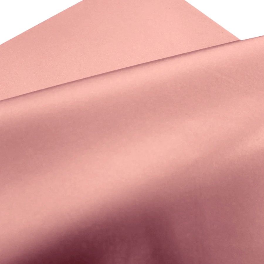 Papel Seda Especial Metalizado 48 x 60 cm Novaprint c/ 20 Folhas - Rosa Glamour