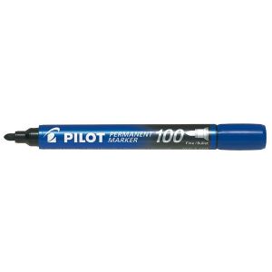 Pincel Marcador Permanente Pilot 100 Ponta Redonda Unid