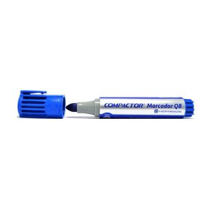Pincel Marcador Quadro Branco Recarregável Compactor cx c/12 Unid - Azul