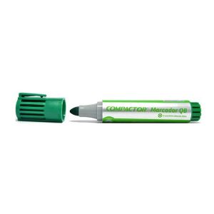 Pincel Marcador Quadro Branco Recarregável Compactor cx c/12 Unid - Verde