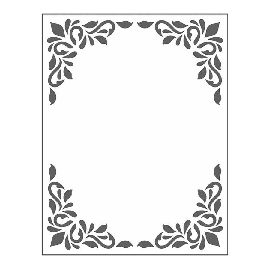 Placa para Relevo 2D Quadro Decorativo 10,7 x 13,9cm Toke e Crie 20915