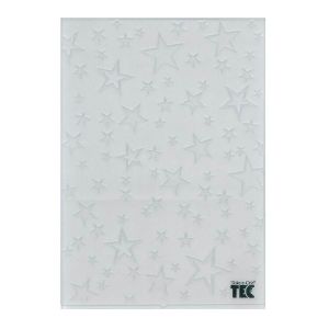 Placa para Relevo 2D Estrelas 12,7 x 17,7cm - Toke e Crie 20929