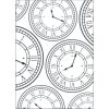 Placa para Relevo 2D Relógio Vintage I 12,7 x 17,7cm - Toke e Crie 20927