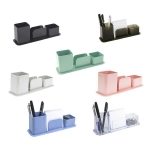 Porta Caneta Trilplo Clips e Lembrete Color Dello