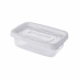Pote Plástico com Tampa Clic Retangular 180ml Plasútil 3722