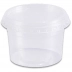 Pote Descartável com Tampa Redondo 1,0 Litro pct c/25 Unid. Orleplast