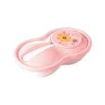 Pote Plástico Papinha com Colher 320ml Plástico Feminino Plasútil 9325