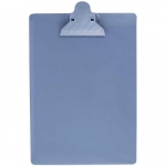 Prancheta Plástica Ofício Super Prendedor Plástico Waleu - Azul Pastel