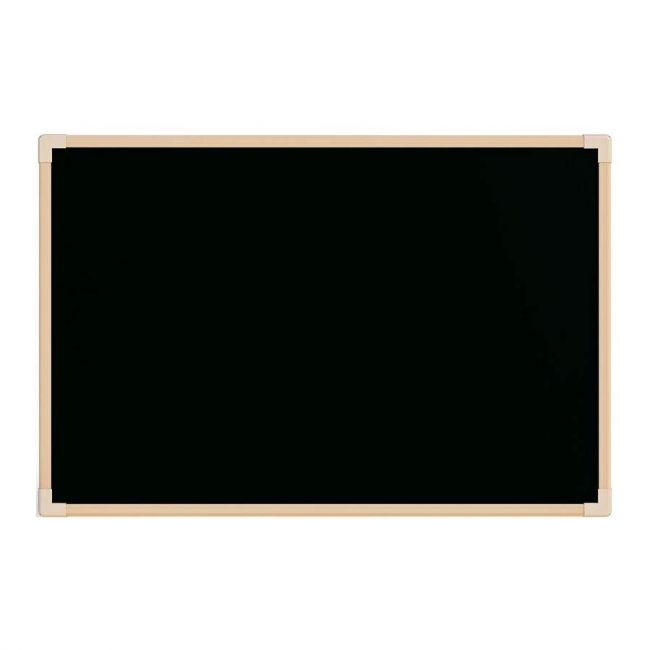 Quadro Negro Moldura Madeira 120cm x 90cm Stalo 8839