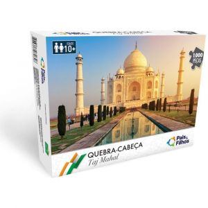 Quebra Cabeça Cartonado 1000 Peças Taj Mahal Pais e Filhos 7267