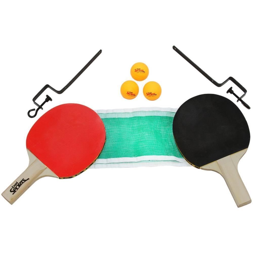 Raquete de Tênis de Mesa Kit com 2 Raquetes + 3 Bolas + Rede Beflix