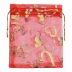 Saco Organza Decorado 10 x 15cm pct c/10 Unid Make+