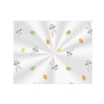 Saco Plástico Transparente Estampado 20 x 29cm Coelhinhos Unid Ponto das Festas 