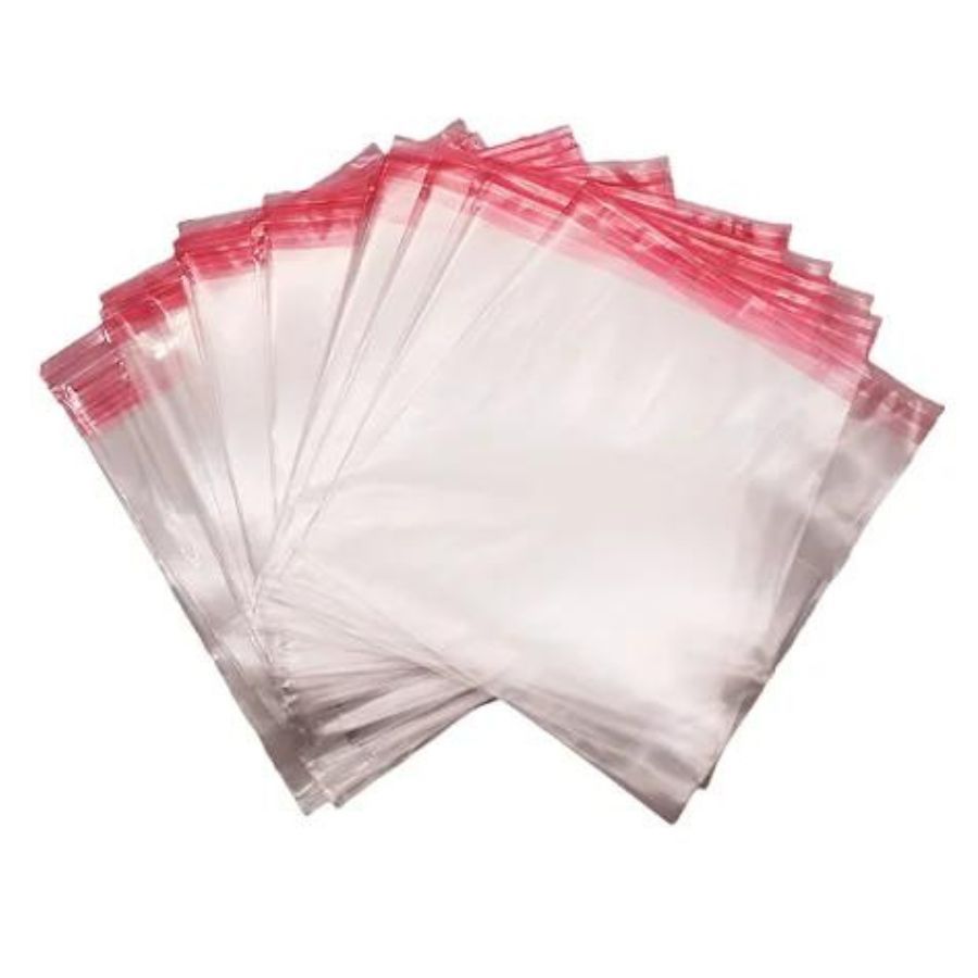 Saco Plastico Transparente Bopp com Fecho Adesivo 10 x 15cm Unid VMP 