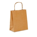 Sacola de Papel para Presente Kraft Natural 19 x 23 x 09cm Up Box