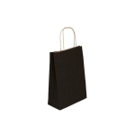 Sacola de Papel para Presente Kraft 20 x 22 x 08cm Preto Up Box
