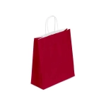 Sacola de Papel para Presente Kraft 20 x 22 x 08cm Vermelho Up Box
