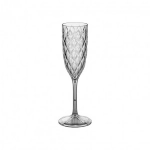 Taça de Champagne Glamour Acrílico Plasútil 14236