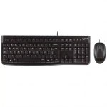 Teclado + Mouse com Fio Preto Logitech MK120