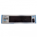 Teclado + Mouse sem Fio 2,4 Ghz GoTech CMMK-01
