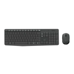 Teclado + Mouse sem Fio Wireless 2,4 Ghz Preto Logitech MK235