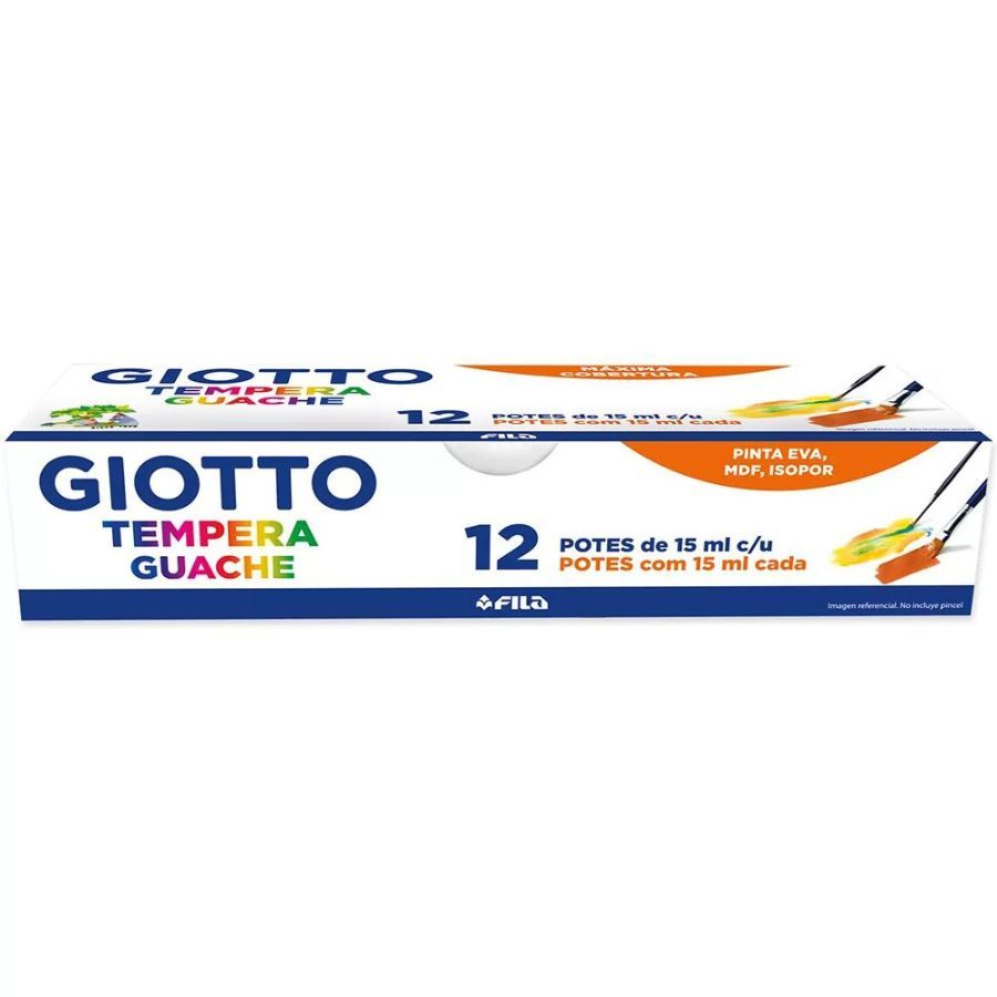 Tinta Guache 15ml 12 Cores Giotto 017000