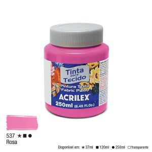 Tinta para Tecido Fosca 250ml Acrilex