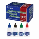 Tinta Pincel Marcador Permanente Pilot Atômico TR 37ml cx c/12 Und - Vermelha