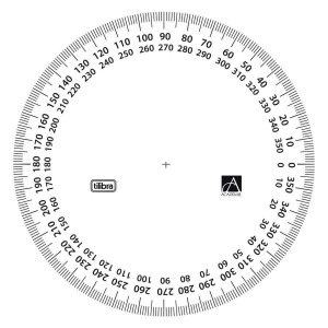 Transferidor Acrílico 360º Tilibra Académie na Papelaria Art Nova