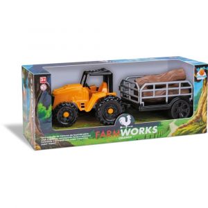 Trator Farm Work Tora Sortido Orange Toys 0518
